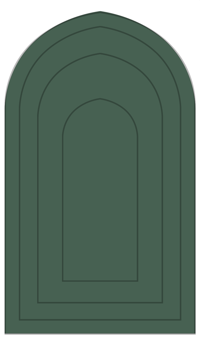 Bouclé Arched Prayer Rug